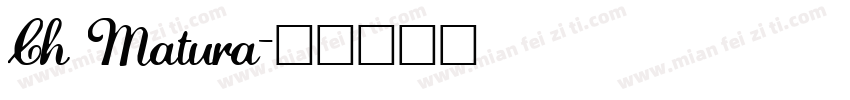 Ch Matura字体转换